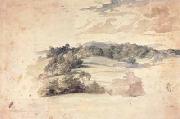 Anthony Van Dyck Hilly landscape with trees (mk03) oil painting picture wholesale